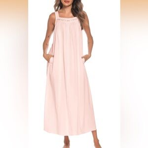 Pink Cotton Nightgown